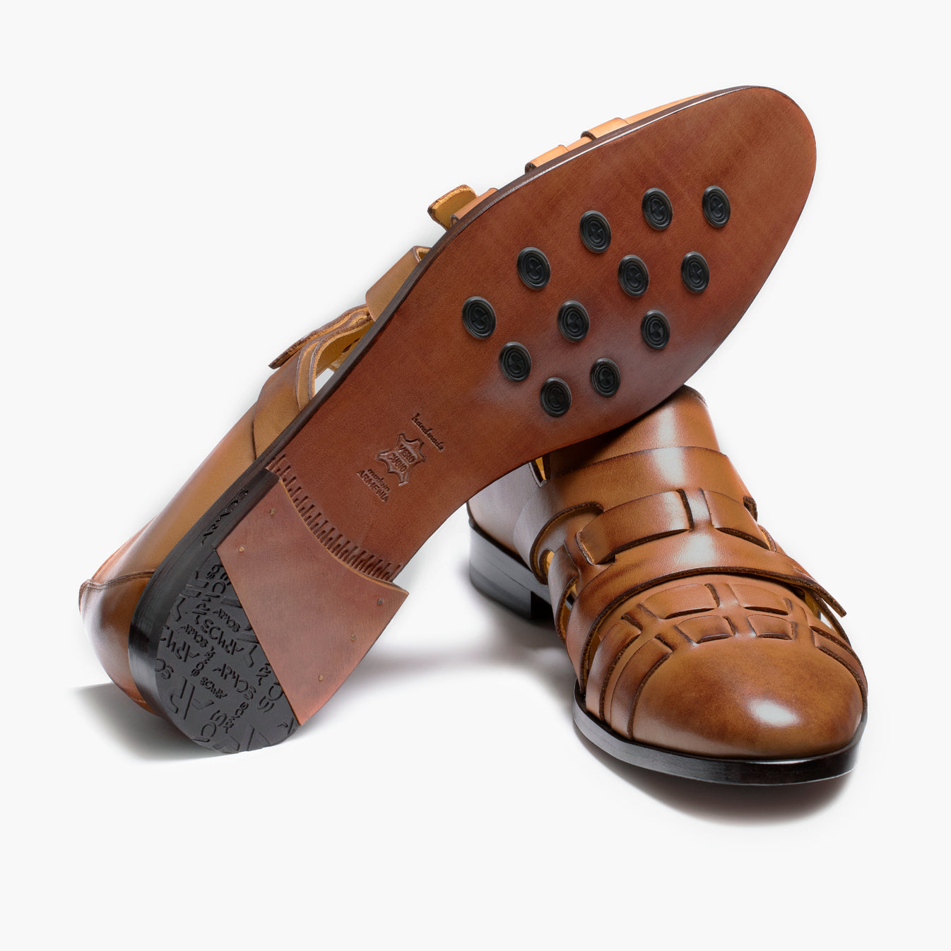 Բաց շագանակագույն սանդալներ