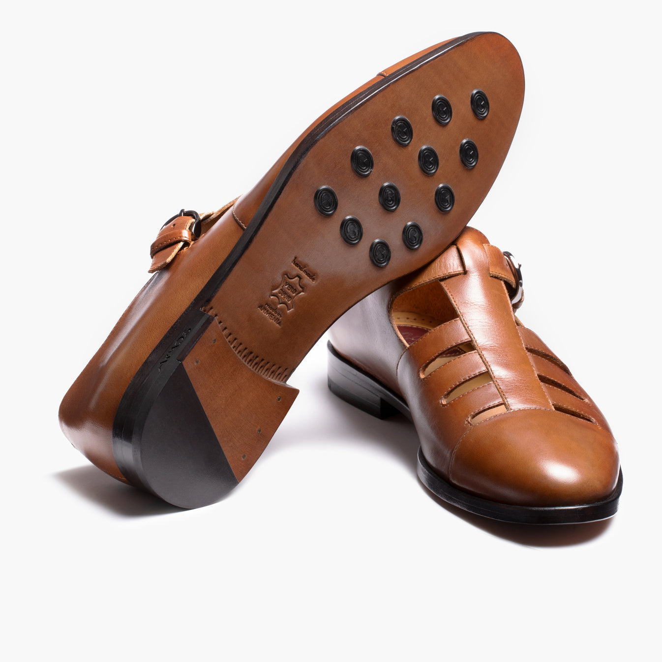 Դասական շագանակագույն սանդալ