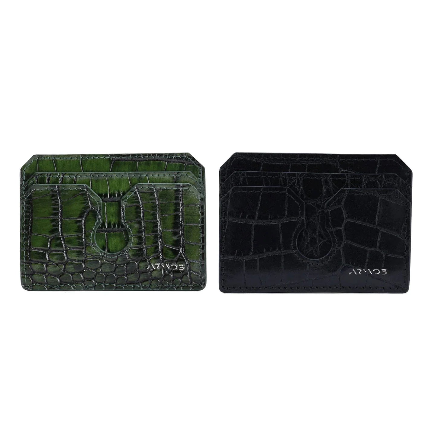 Քարտային դրամապանակ կոկորդիլոսի նախշերով