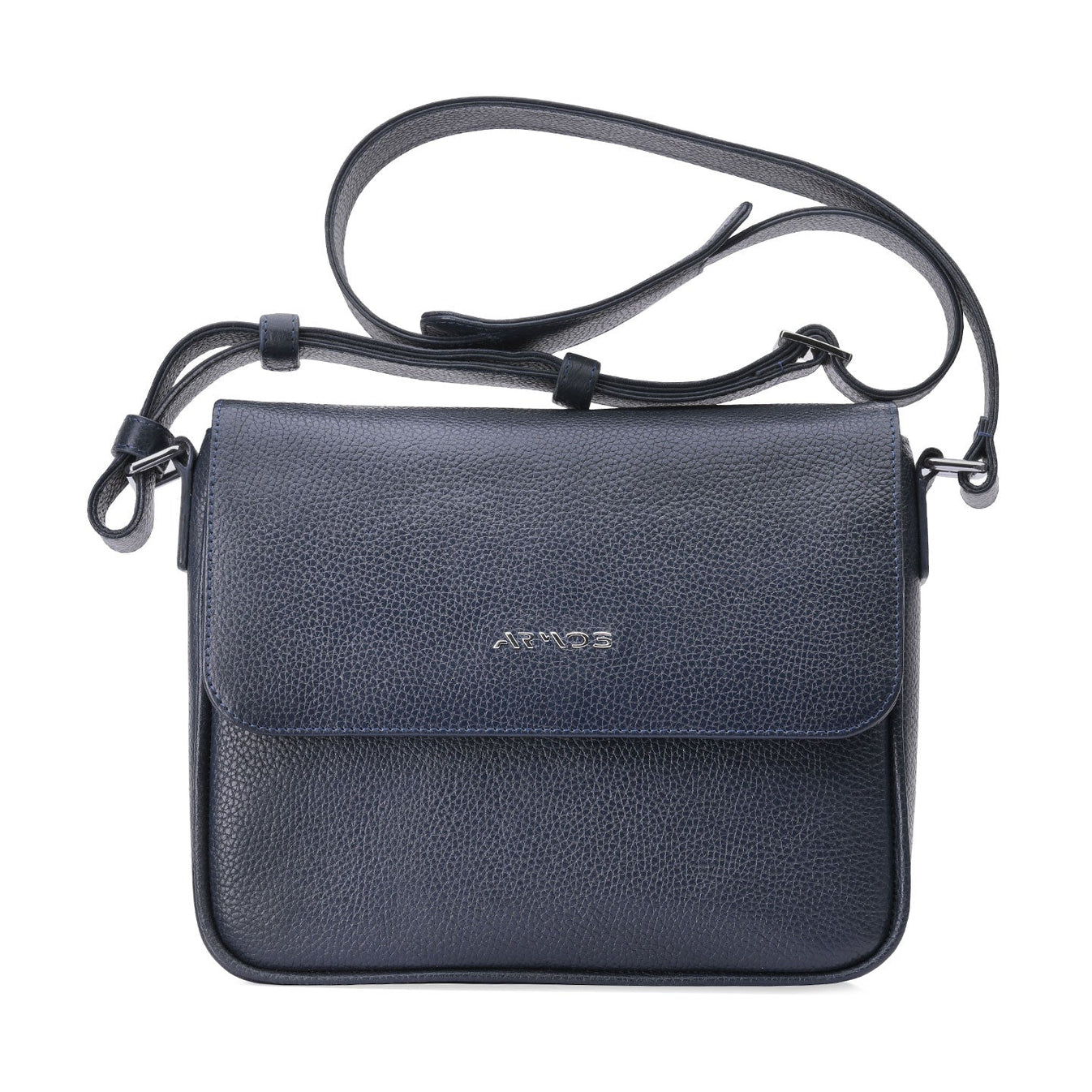 Կապույտ կաշվե պայուսակ