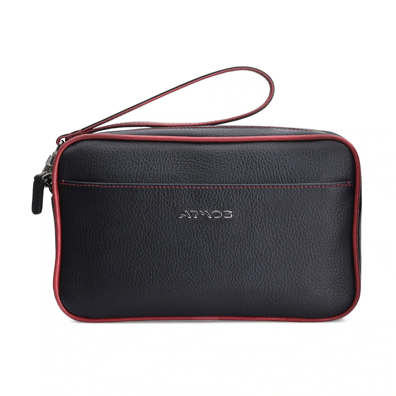 Սև պայուսակ կարմիր դետալներով