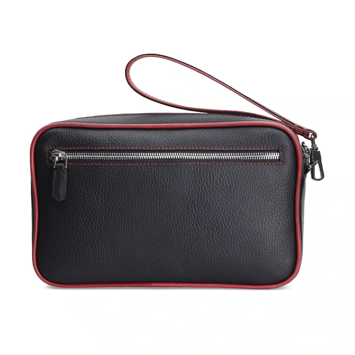 Սև պայուսակ կարմիր դետալներով