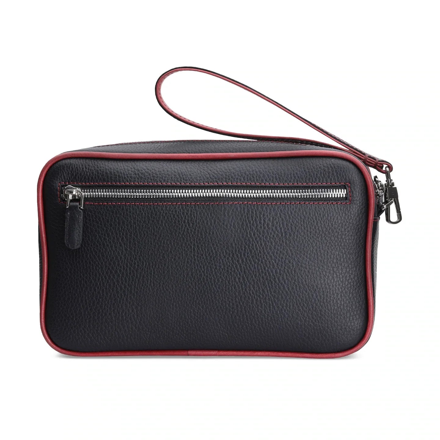 Սև պայուսակ կարմիր դետալներով