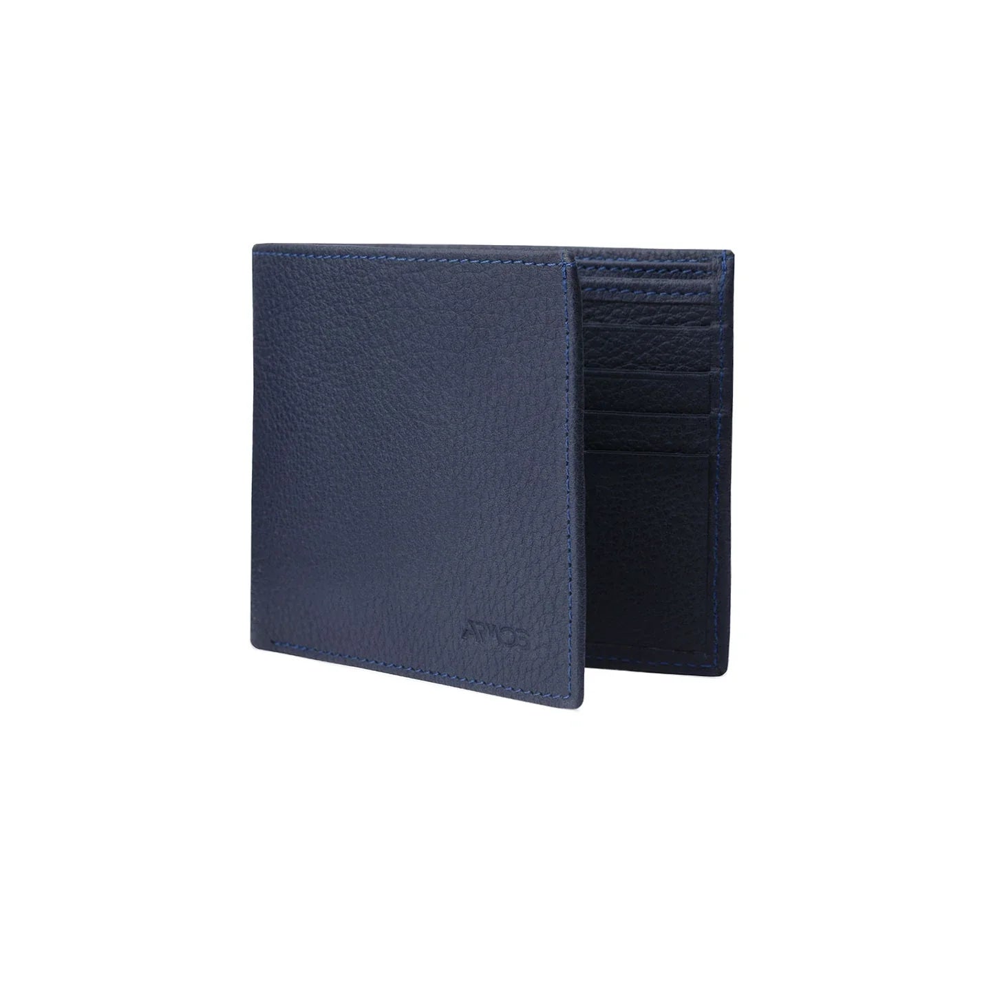 Կապույտ փայլատ դրամապանակ