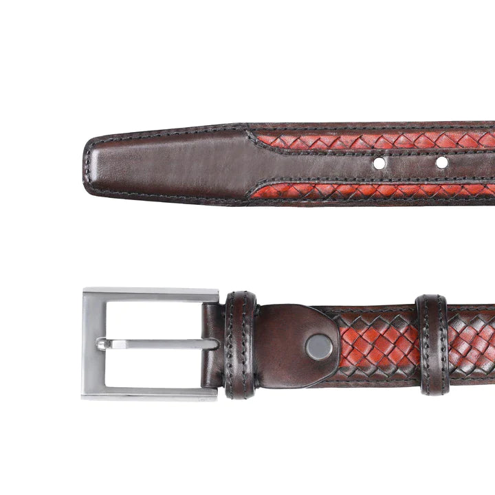 Կարմիր-շագանակագույն հյուսվածքով գոտի