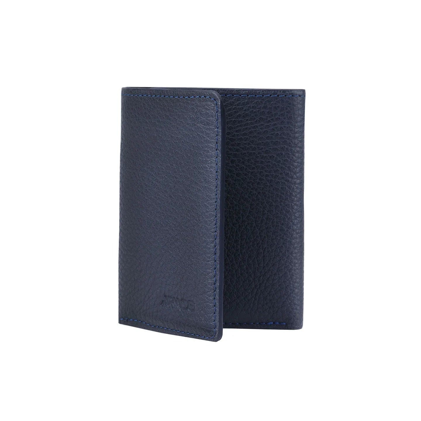 Կապույտ դրամապանակ եռակի ծալվացքով