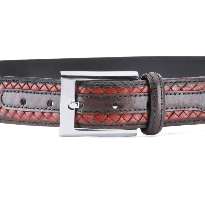 Կարմիր-շագանակագույն հյուսվածքով գոտի