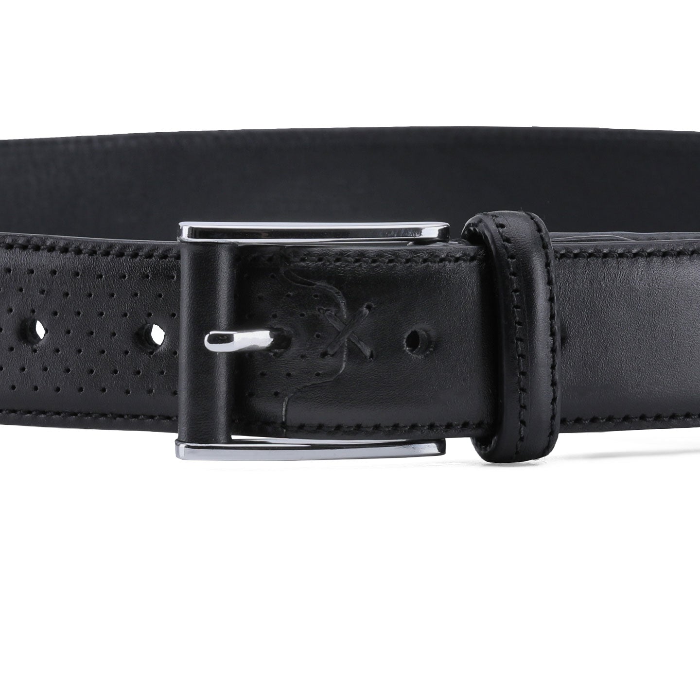 Սև գոտի հորթի կաշվից