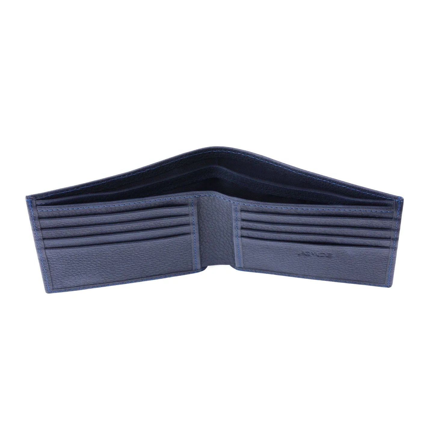 Կապույտ փայլատ դրամապանակ