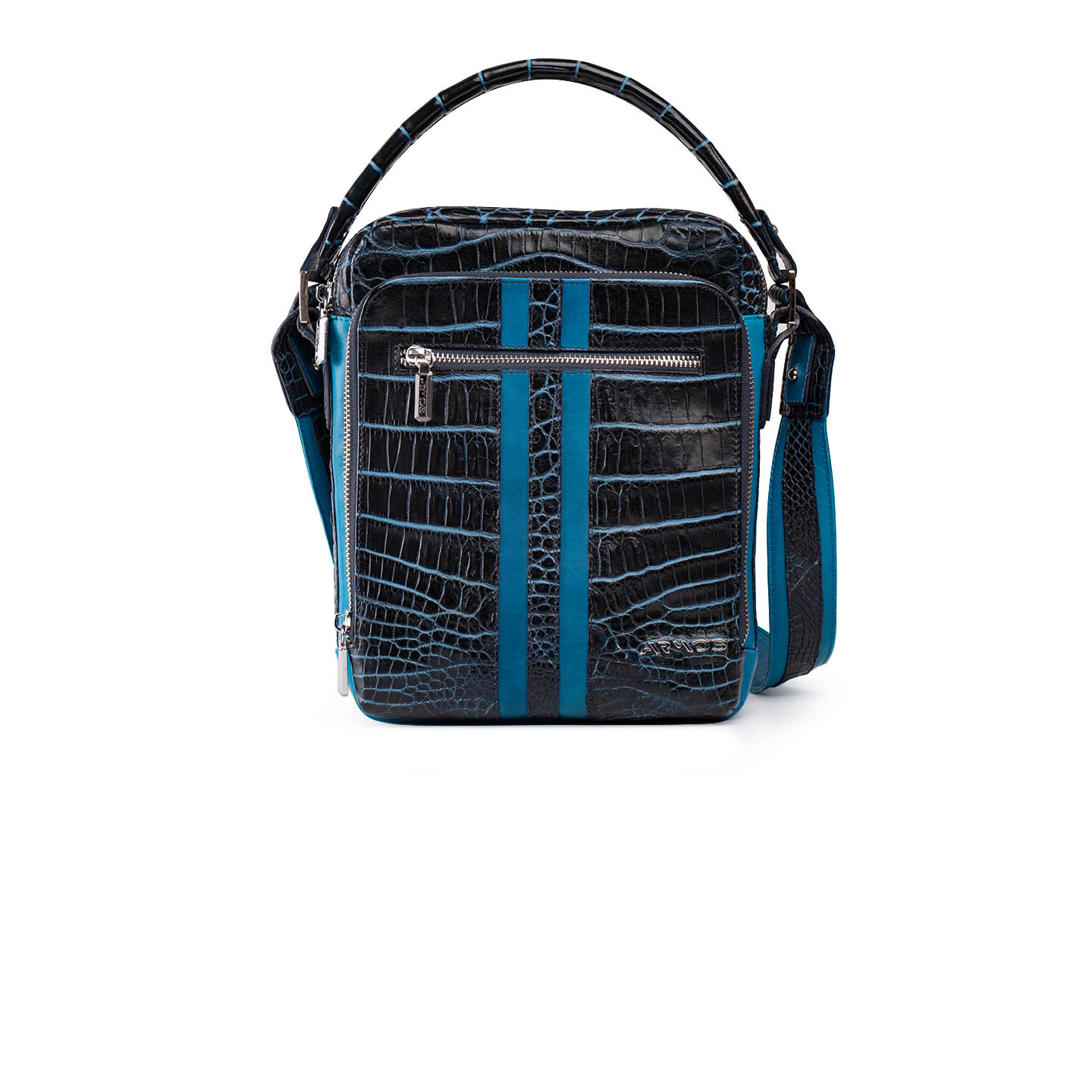 Crocodile leather bag