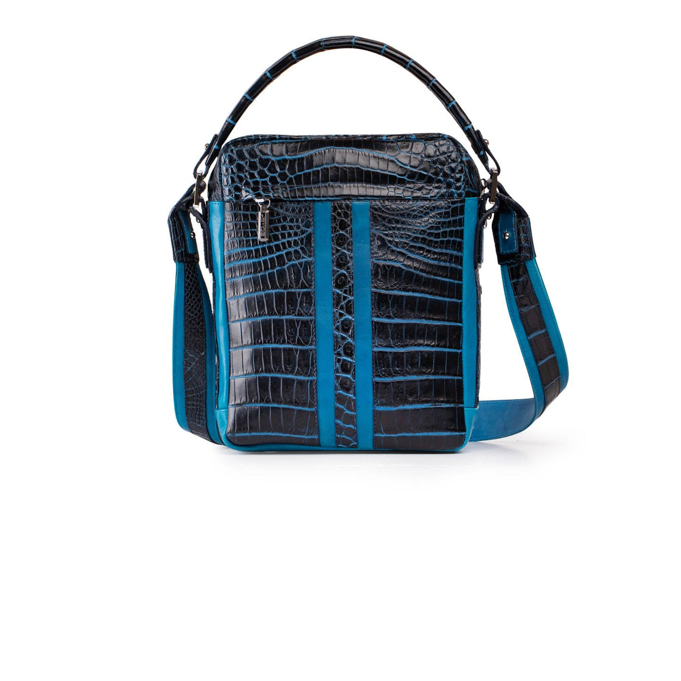 Crocodile leather bag