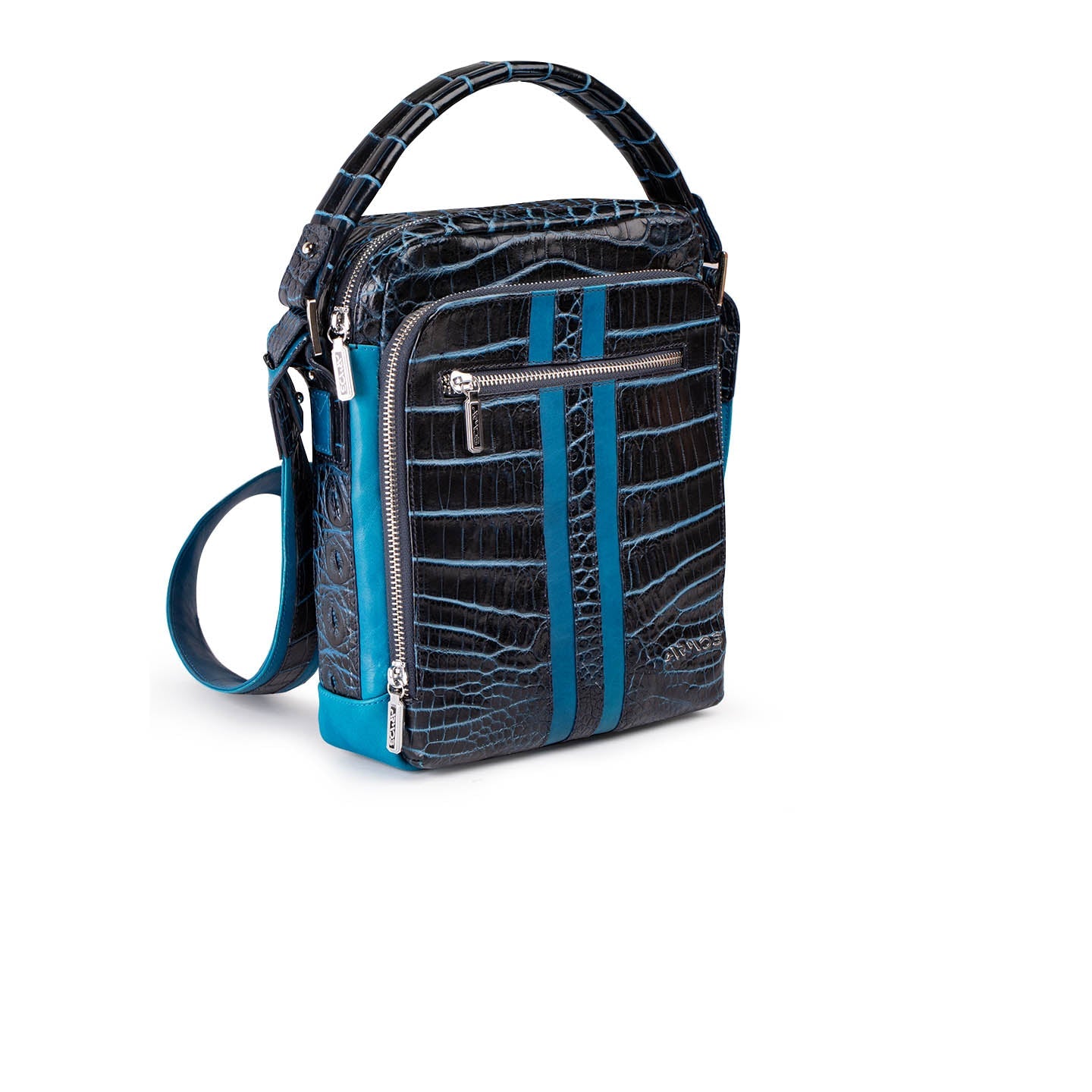 Crocodile leather bag