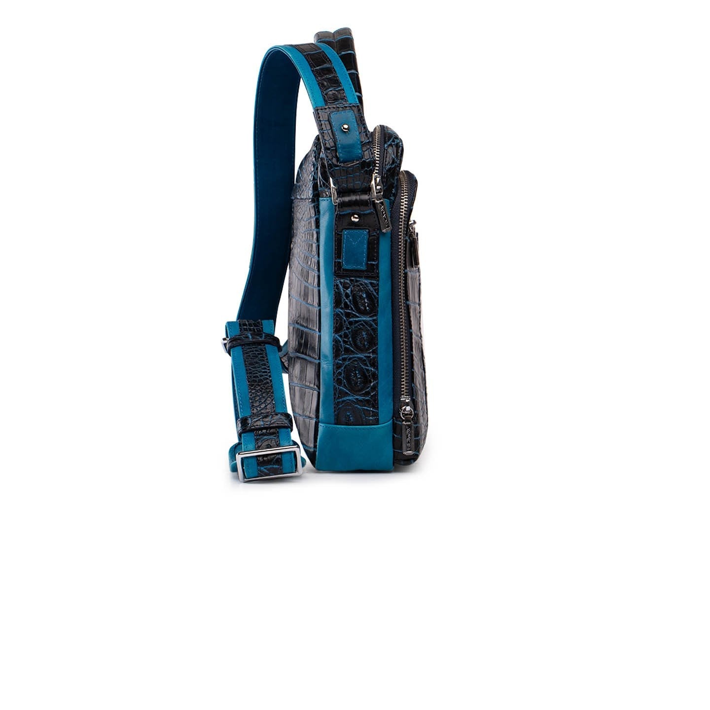 Crocodile leather bag