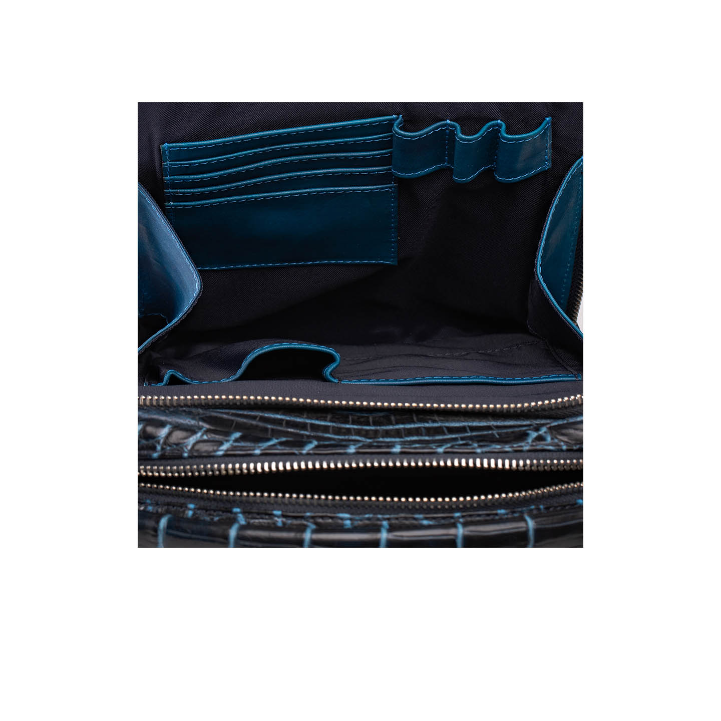 Crocodile leather bag