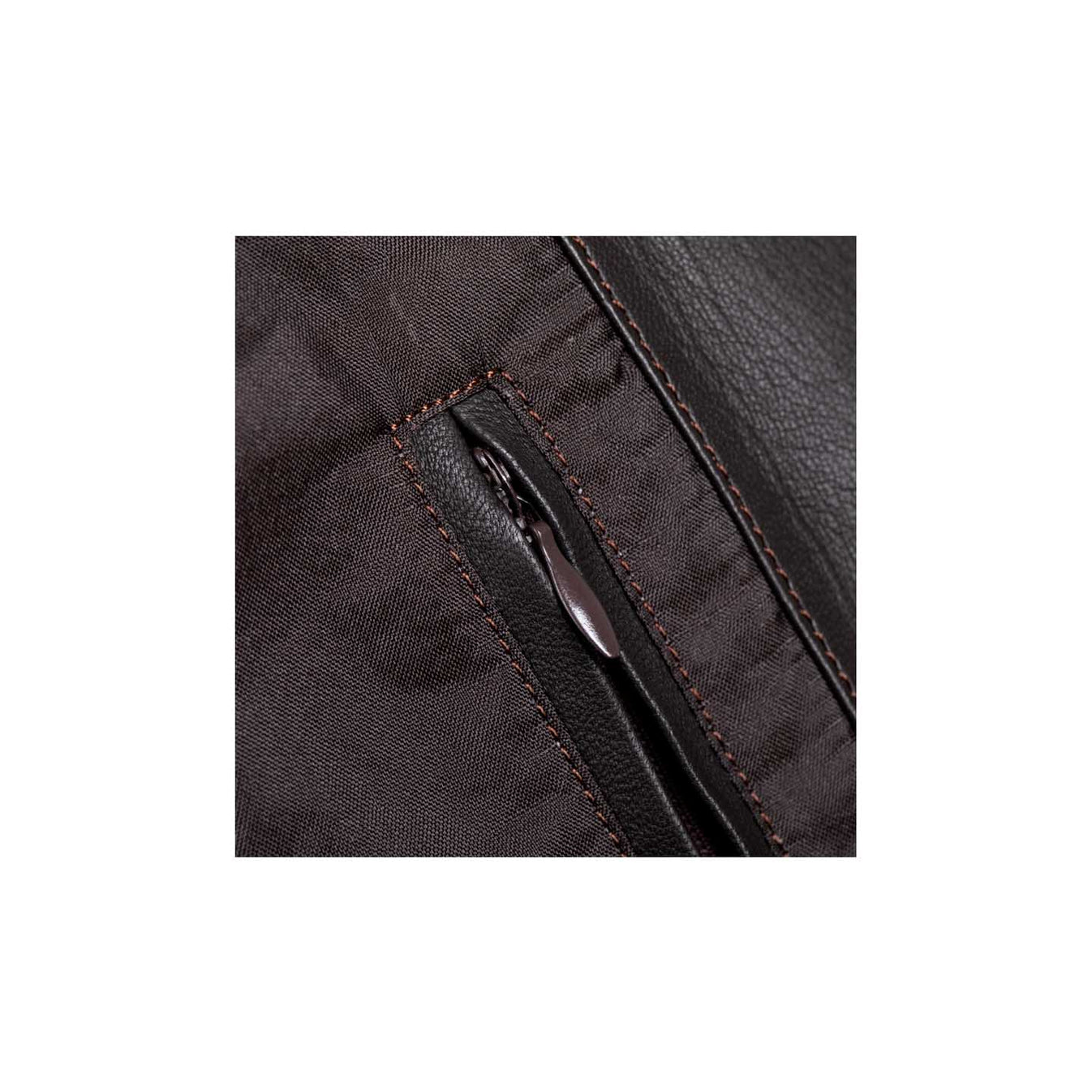 Leather and suede jacket