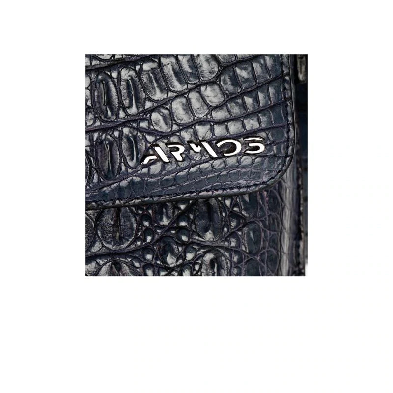 Մոխրագույն պայուսակ կոկորդիլոսի կաշվից