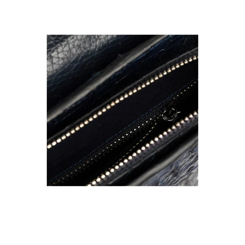 Մոխրագույն պայուսակ կոկորդիլոսի կաշվից