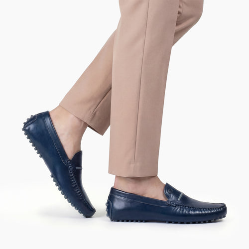 Թանաքագույն կաշվե չարոխ