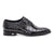 Black crocodile leather dress shoes