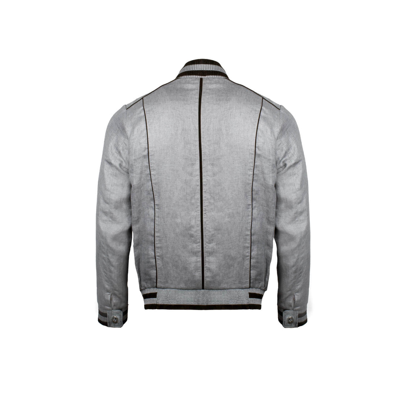 Crocodile leather jacket