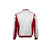 Red and white jacket